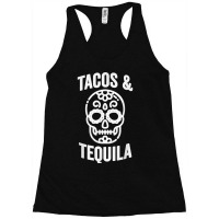 Tacos & Tequila Sugar Skull Calavera Alcohol Mexican Racerback Tank | Artistshot