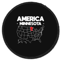 Usa Minnesota, Usa Minnesota Vintage, Usa Minnesota Art, Usa Minnesota Round Patch | Artistshot