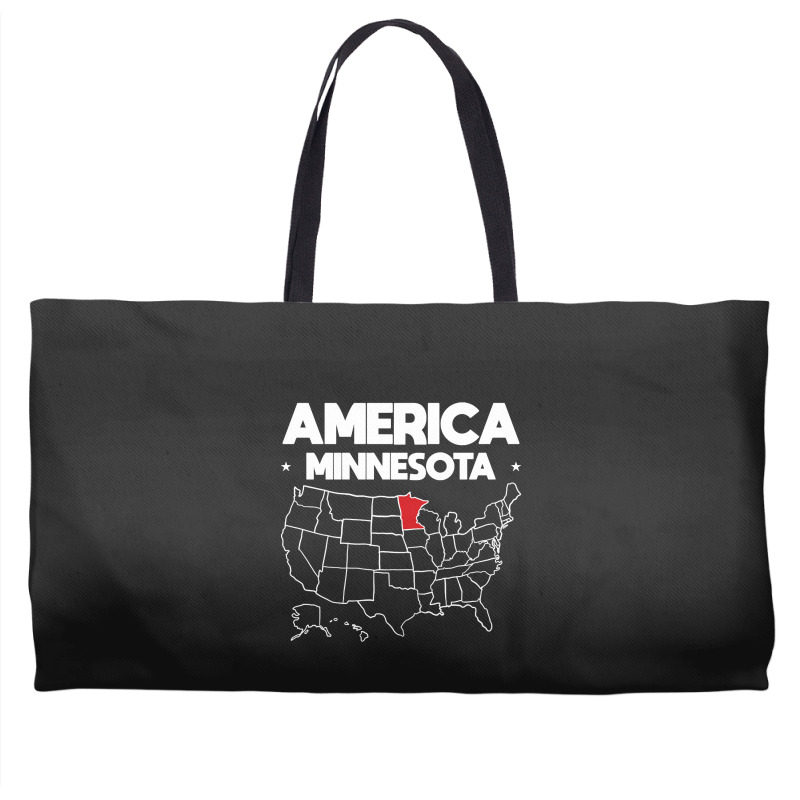 Usa Minnesota, Usa Minnesota Vintage, Usa Minnesota Art, Usa Minnesota Weekender Totes | Artistshot