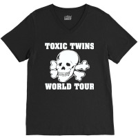 Toxic Twin World Tour V-neck Tee | Artistshot