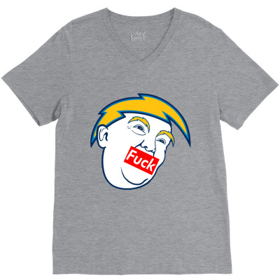 Trump Haters V-neck Tee Designed By Warning