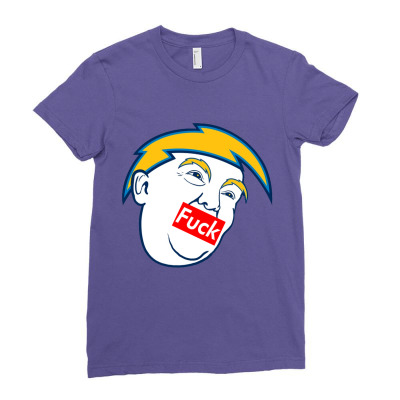 Trump Haters Ladies Fitted T-shirt Designed By Warning