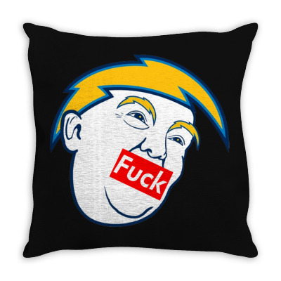 Trump Haters Throw Pillow Designed By Warning