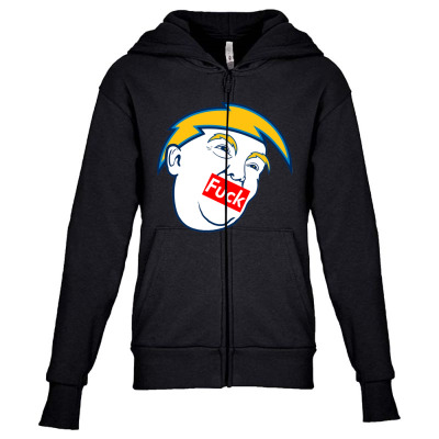 Trump Haters Youth Zipper Hoodie Designed By Warning