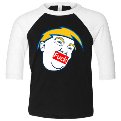 Trump Haters Toddler 3/4 Sleeve Tee Designed By Warning