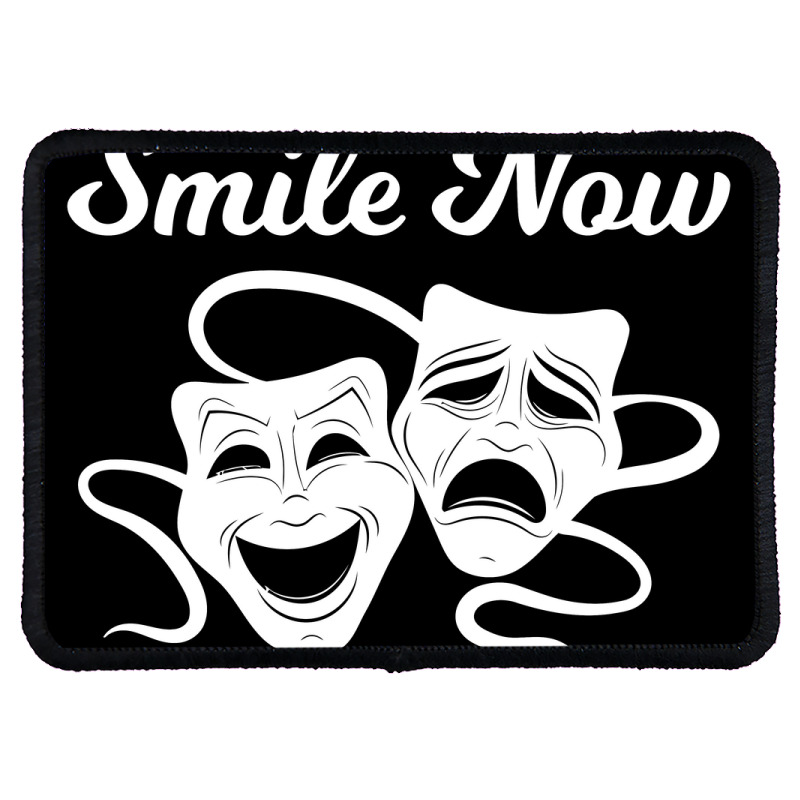 Smile Now Cry Later Chicano Rectangle Patch. By Artistshot