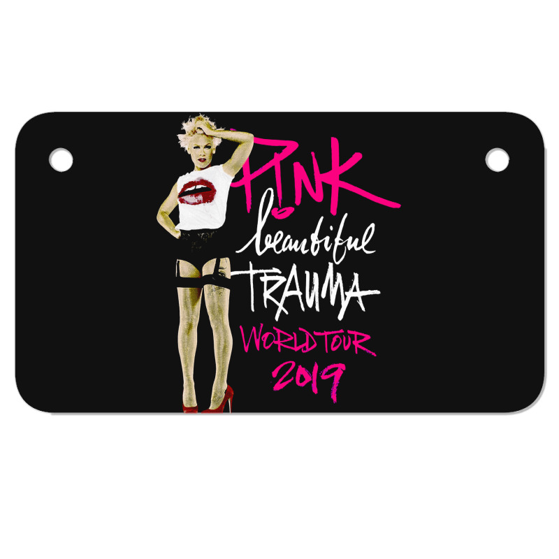 Trauma Tour Relaxed Fit Motorcycle License Plate | Artistshot