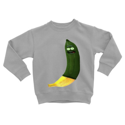 Green Pickle Toddler Sweatshirt Designed By Warning
