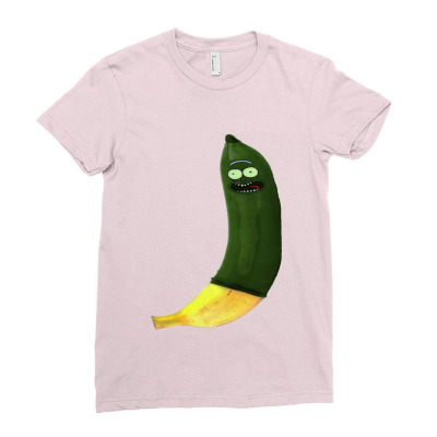 Green Pickle Ladies Fitted T-shirt Designed By Warning