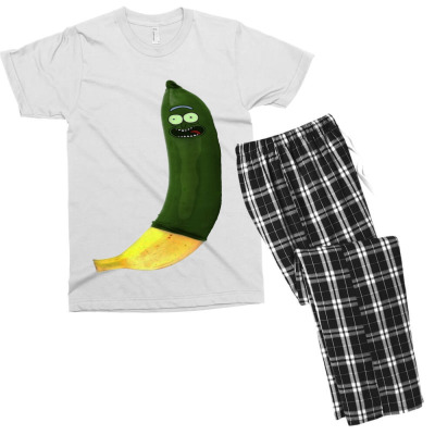 Green Pickle Men's T-shirt Pajama Set Designed By Warning