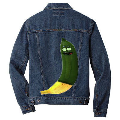 Green Pickle Men Denim Jacket Designed By Warning