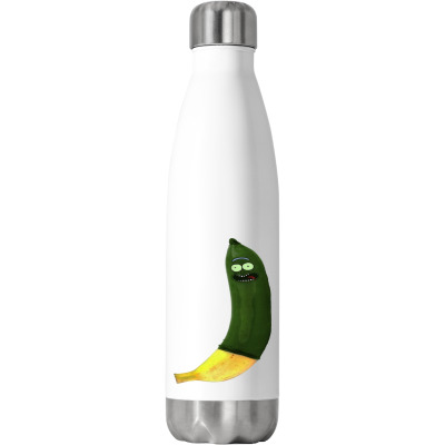 Green Pickle Stainless Steel Water Bottle Designed By Warning