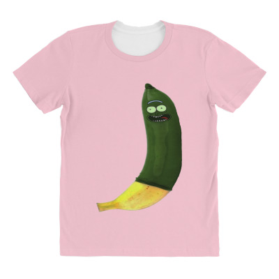 Green Pickle All Over Women's T-shirt Designed By Warning