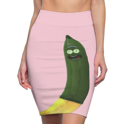 Green Pickle Pencil Skirts Designed By Warning