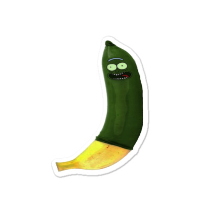 Green Pickle Sticker Designed By Warning
