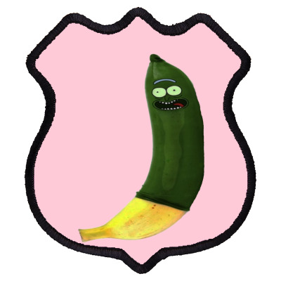 Green Pickle Shield Patch Designed By Warning