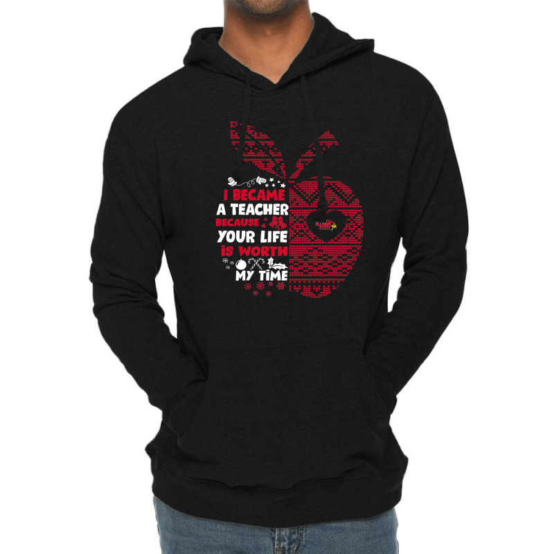 Illinois State Redbirds Ugly Sweater Graphic Student Lightweight Hoodie by ReneeWhigham | Artistshot