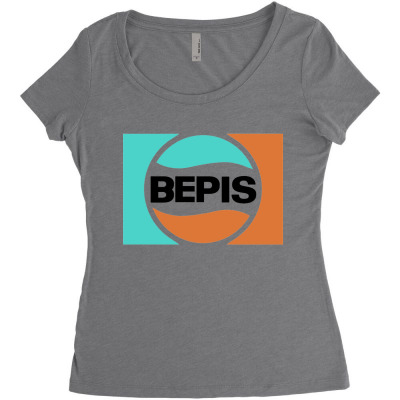Bepis Aesthetic Women's Triblend Scoop T-shirt Designed By Warning