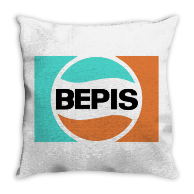 Bepis Aesthetic Throw Pillow Designed By Warning
