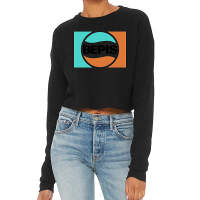 Bepis Aesthetic Cropped Sweater Designed By Warning
