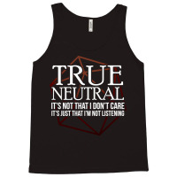 True Neutral Character Alignment Tank Top | Artistshot