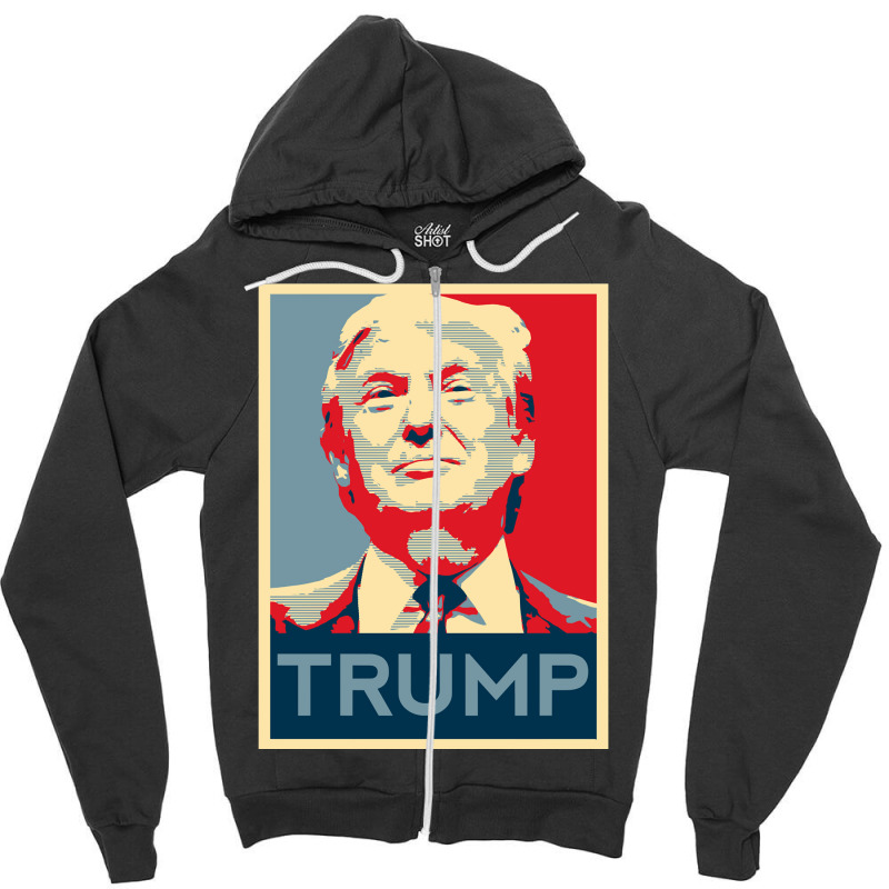 Trump Zipper Hoodie | Artistshot