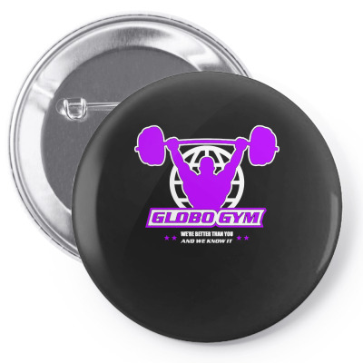Globo Gym Costume Pin-back Button Designed By Warning
