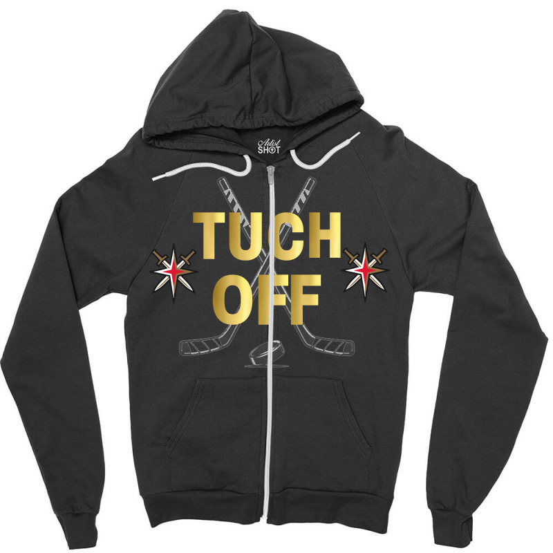 Tuch Off Zipper Hoodie | Artistshot