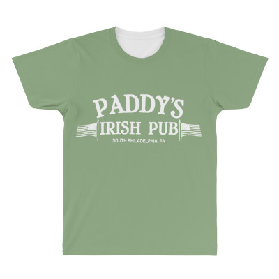 Paddy Irish Pub All Over Men's T-shirt Designed By Warning