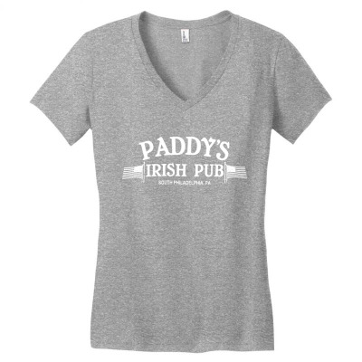 Paddy Irish Pub Women's V-neck T-shirt Designed By Warning