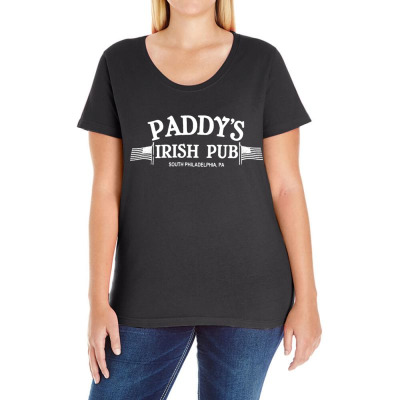 Paddy Irish Pub Ladies Curvy T-shirt Designed By Warning