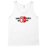 Game On World Off For Light Tank Top | Artistshot