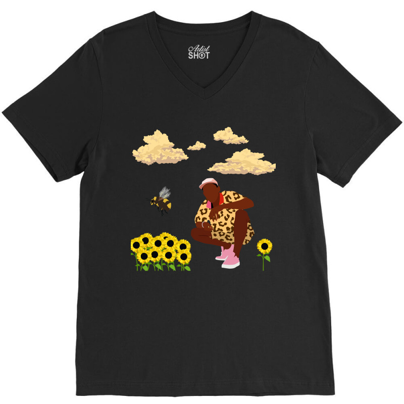 Tyler, The Creator - Flower Boy V-neck Tee | Artistshot