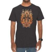 Burning Church, Burning Church Art, Burning Church Vintage, Burning Ch Vintage T-shirt | Artistshot