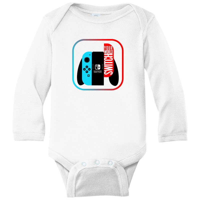 Switch Your World.ai Long Sleeve Baby Bodysuit | Artistshot