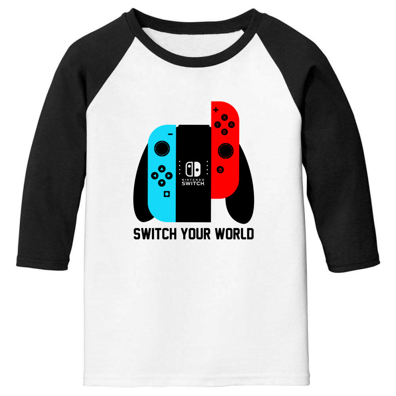 Switch Your World Youth 3/4 Sleeve | Artistshot