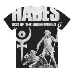 Hades Greek Mythology God Ancient Greece History Raglan Baseball Tee All Over Women's T-shirt | Artistshot