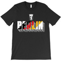 Berlin Typography Germany Flag Berlin Bear Symbol T Shirt T-shirt | Artistshot