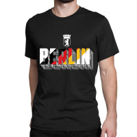 Berlin Typography Germany Flag Berlin Bear Symbol T Shirt Classic T-shirt | Artistshot