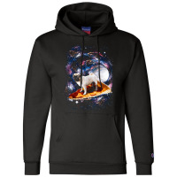 Space Dog Breed, Space Dog, Pug Surfing On Pizza, Pug Surfing, Pizza S Champion Hoodie | Artistshot