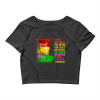 Black History Month  African Woman Afro I Am The Storm Music Vintage Crop Top | Artistshot