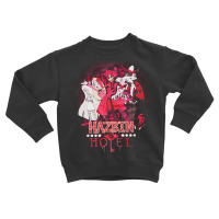 Hazbin Hotel, Graphic, Funny, Alastor, Hazbin, Hotel, Angel Dust, Radi Toddler Sweatshirt | Artistshot