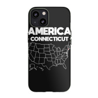 Usa Connecticut, Usa Connecticut Vintage, Usa Connecticut Art, Usa Con Iphone 13 Case | Artistshot