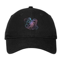 Octopus Cool Vintage Marine Biologist Ocean Sea Life 1 Adjustable Cap | Artistshot