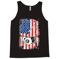 Billiards American Flag Cue Pool Balls Billiard Player Gift T Shirt Tank Top | Artistshot