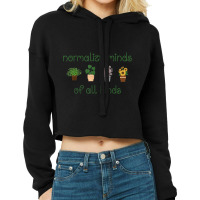 Normalize Minds Of All Kinds Video Games Character Cropped Hoodie | Artistshot