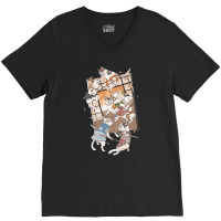 Cat Invade Chapter One, Cat Invade Chapter One Art, Cat Invade Chapter V-neck Tee | Artistshot