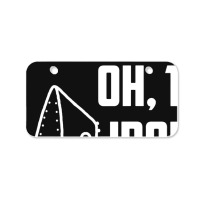 Oh, The Irony Bicycle License Plate | Artistshot