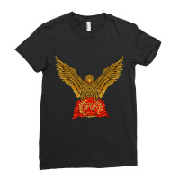 Roman Legion Eagle With Flag, Roman Legion Eagle With Flag Art, Roman  Ladies Fitted T-shirt | Artistshot