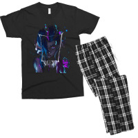 Arcane Wanted Jinx, Arcane Wanted Jinx Art, Arcane Wanted Jinx Vintage Men's T-shirt Pajama Set | Artistshot